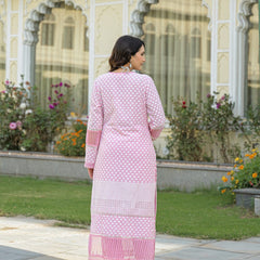 Cotton Embroidered Kurta Set