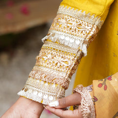 Yellow silk chanderi Premium And Elegant Kurta Sets For Women