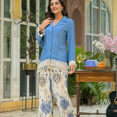 Crape Premium And Elegant Co-Ord Set For Women