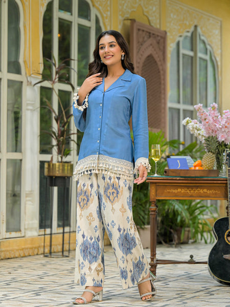 Crape Premium And Elegant Co-Ord Set For Women