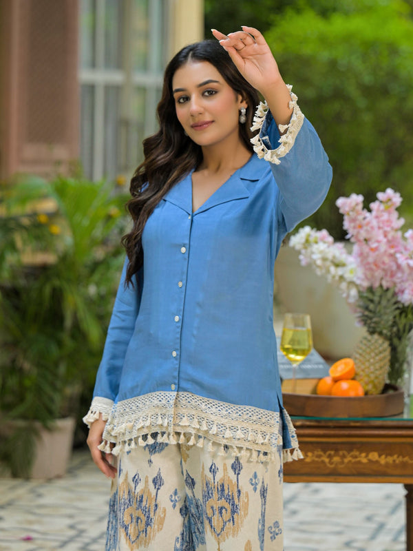 Crape Premium And Elegant Co-Ord Set For Women