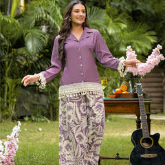 Printed Crepe Co-Ord Set with Palazzo