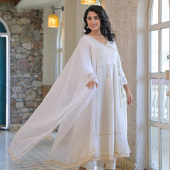 off-white-cotton- schiffly premium-and-elegant-kurta-sets-for-women