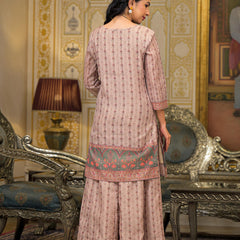 Beige chander Premium And Elegant Kurta Sets For Women
