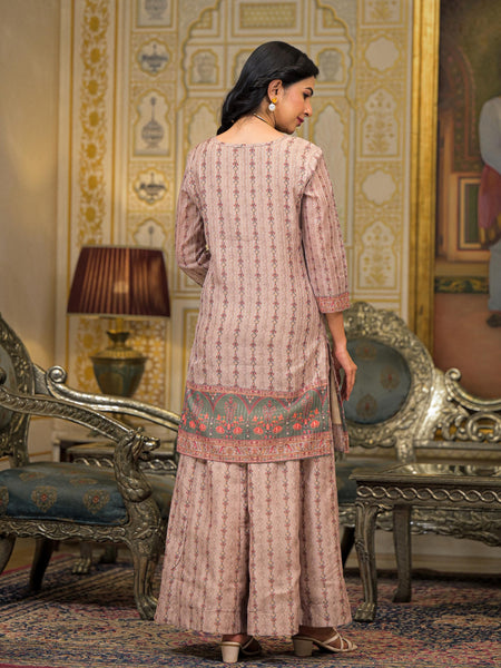 Beige chander Premium And Elegant Kurta Sets For Women