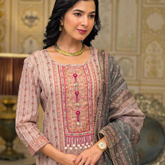 Beige chander Premium And Elegant Kurta Sets For Women