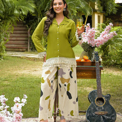 Crape Premium And Elegant Co-Ord Set For Women
