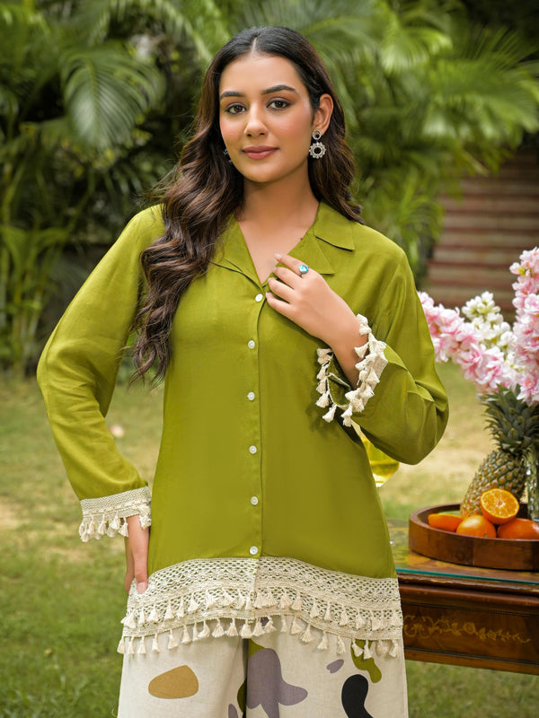 Crape Premium And Elegant Co-Ord Set For Women