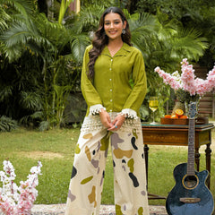 Crape Premium And Elegant Co-Ord Set For Women