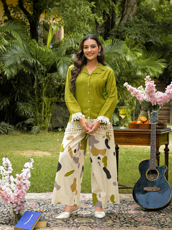 Crape Premium And Elegant Co-Ord Set For Women