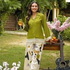 Crape Premium And Elegant Co-Ord Set For Women