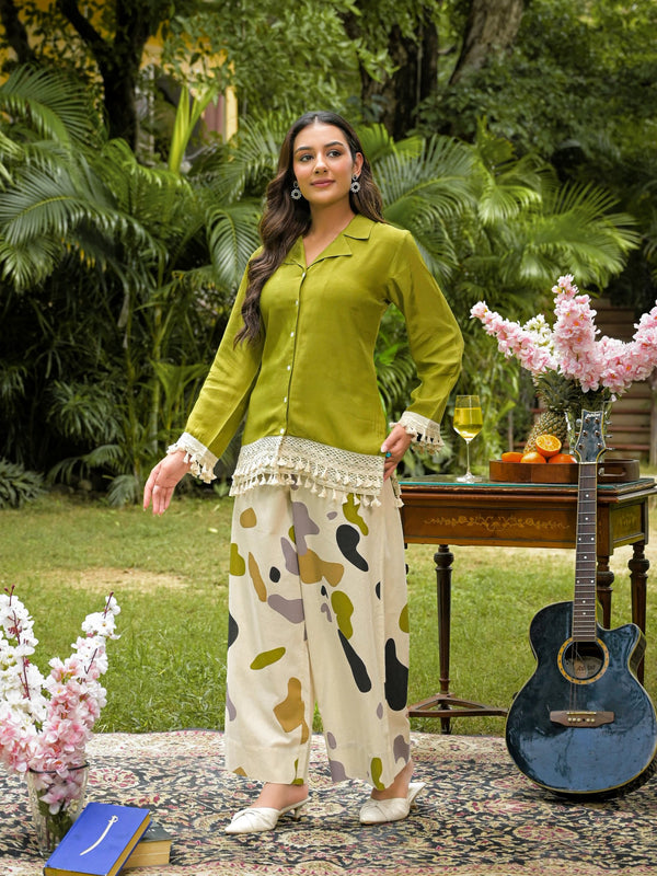 Crape Premium And Elegant Co-Ord Set For Women