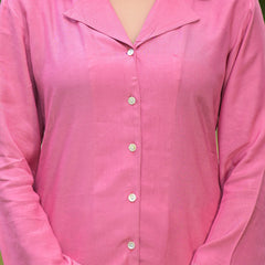 Pink Crape Premium And Elegant Co-Ord Set For Women