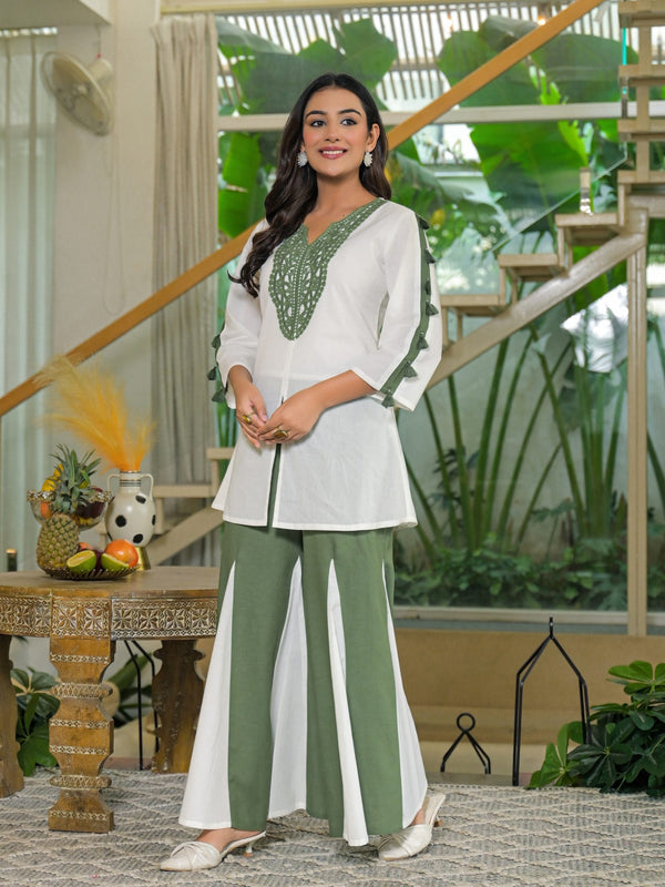 Olive Green Crape Premium And Elegant Kurta Sets For Women