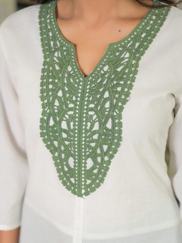 Olive Green Crape Premium And Elegant Kurta Sets For Women