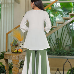 Olive Green Crape Premium And Elegant Kurta Sets For Women