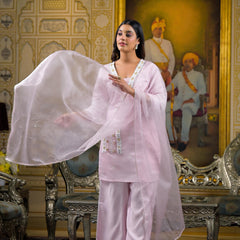 Premium Cotton Pink Kurta Sets For Women